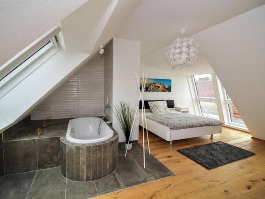 Luxury 2-Floor Rooftop Apartment With Terrace In The City Center Wenen Buitenkant foto